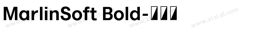 MarlinSoft Bold字体转换